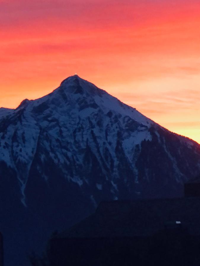 Wohnung Mit See Und Bergsicht Im Vier Sterne Hotel Beatenberg Eksteriør bilde