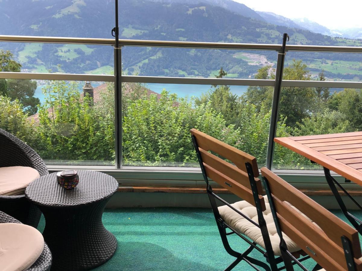 Wohnung Mit See Und Bergsicht Im Vier Sterne Hotel Beatenberg Eksteriør bilde