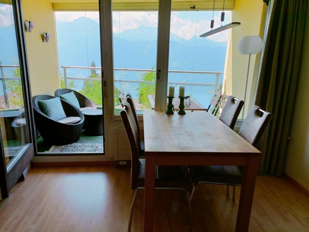 Wohnung Mit See Und Bergsicht Im Vier Sterne Hotel Beatenberg Eksteriør bilde